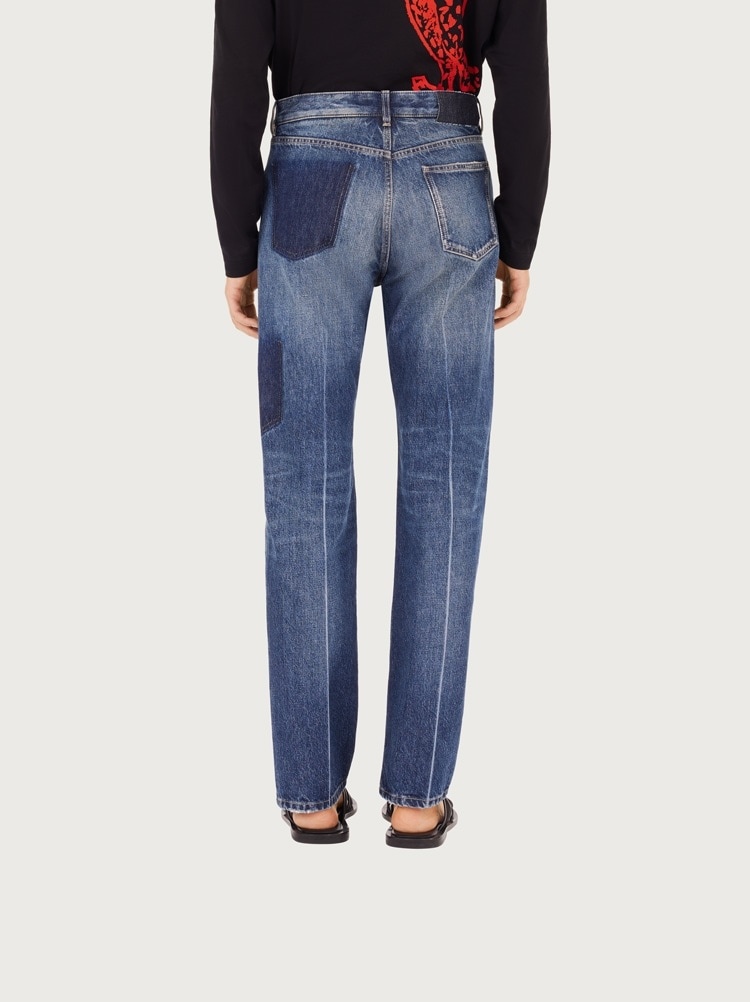 WASHED DENIM TROUSER - 3