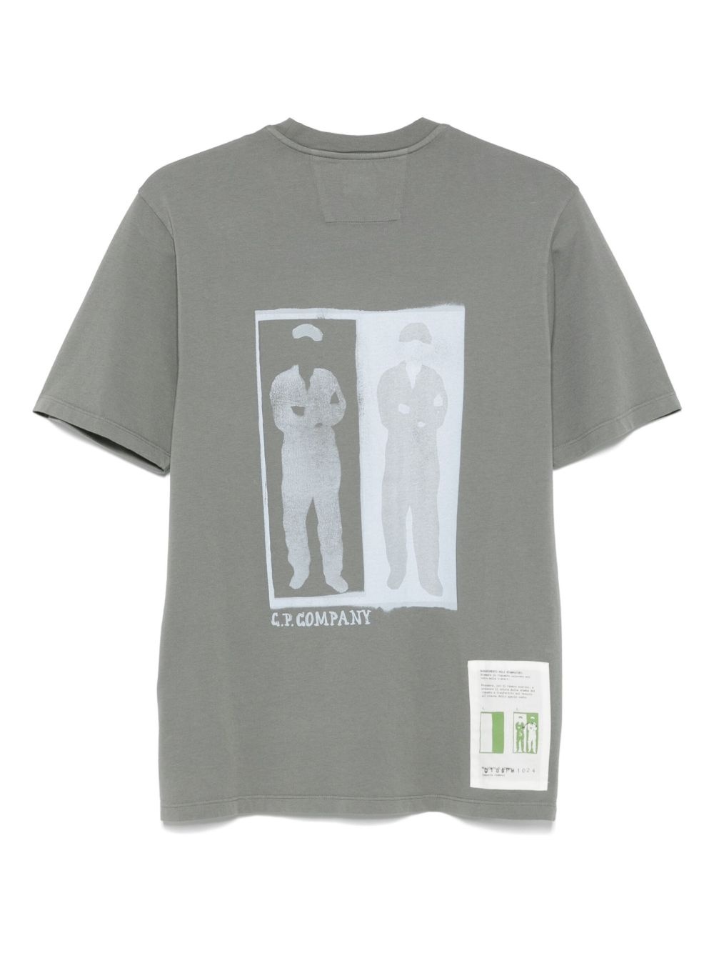 C.P. Company logo-print jersey T-shirt | farfetch | REVERSIBLE