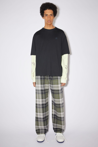 Acne Studios Crew neck t-shirt- Relaxed fit - Black outlook
