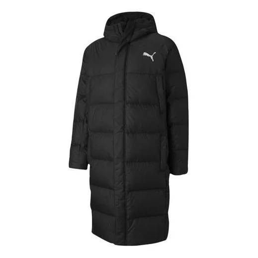 PUMA Long Oversized Down Jacket 'Black White' 585403-01 - 1