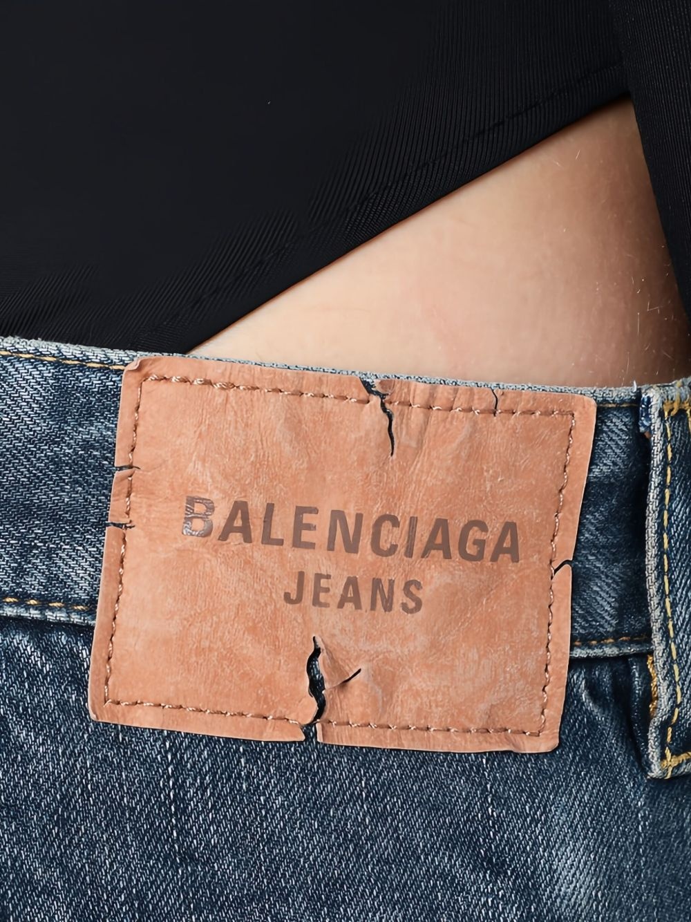 logo-patch jeans - 5