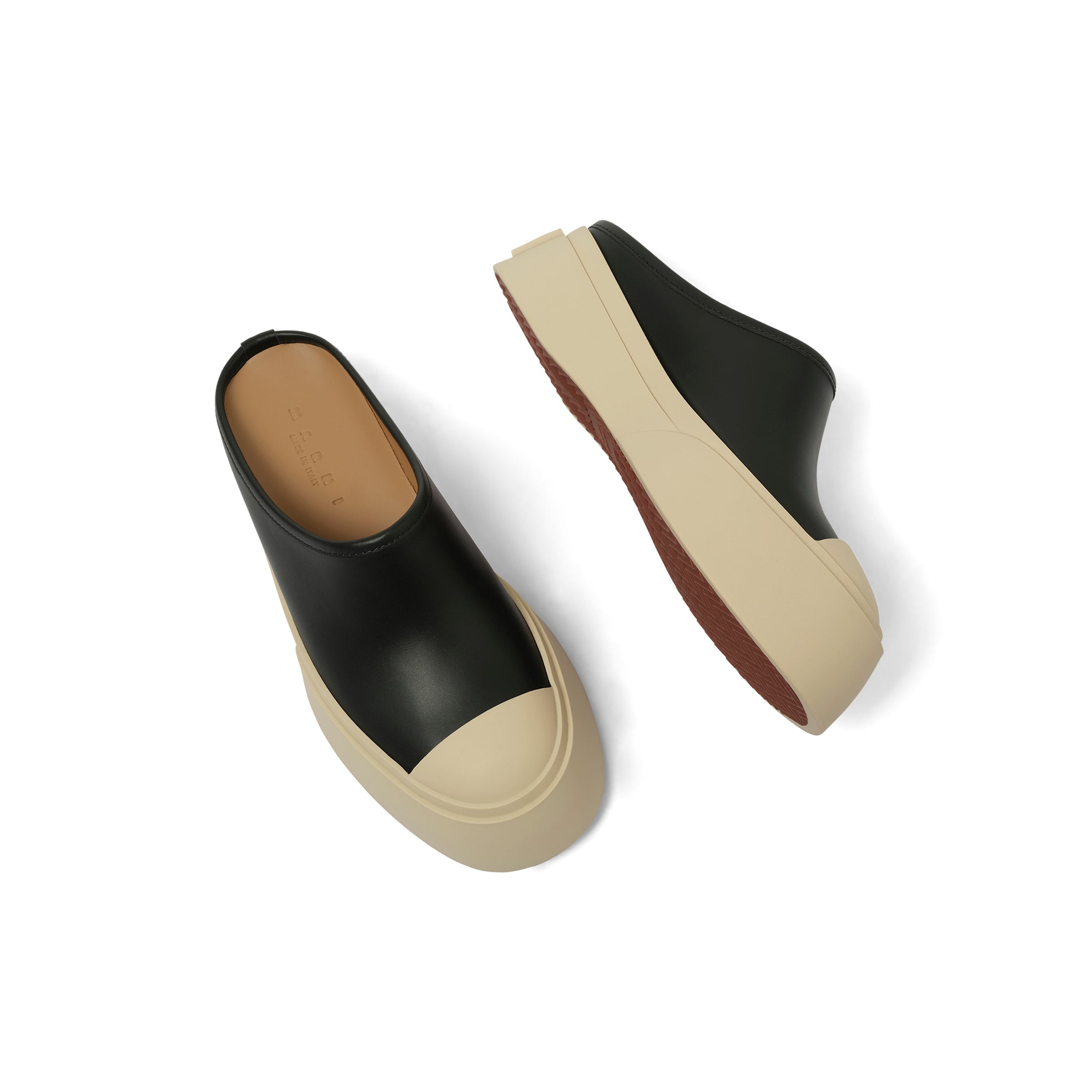 Marni Marni Pablo Mule Sneakers in Black | marais | REVERSIBLE