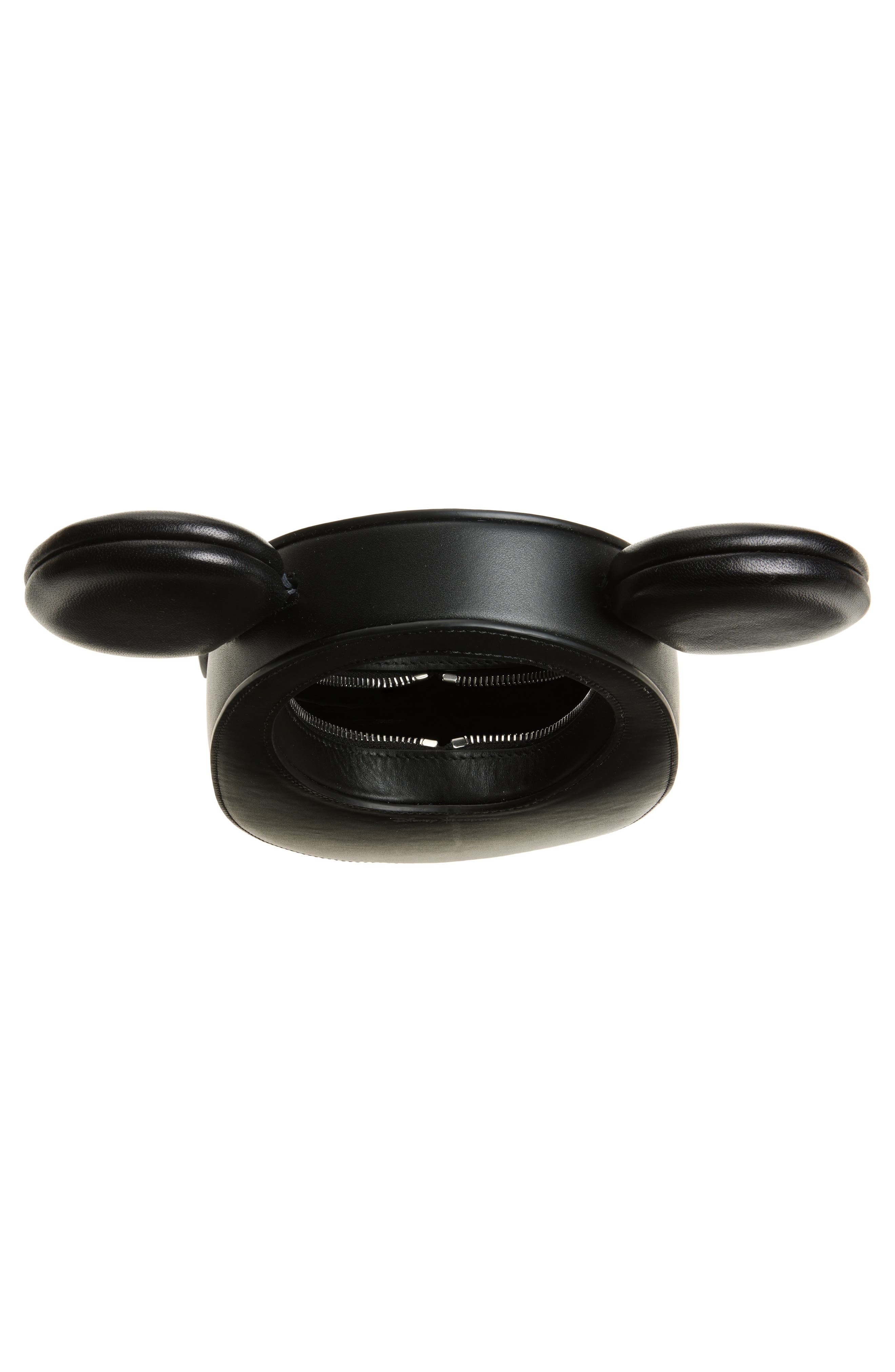 Coperni x Disney Mickey Mini Swipe Leather Top Handle Bag in Black at Nordstrom - 4