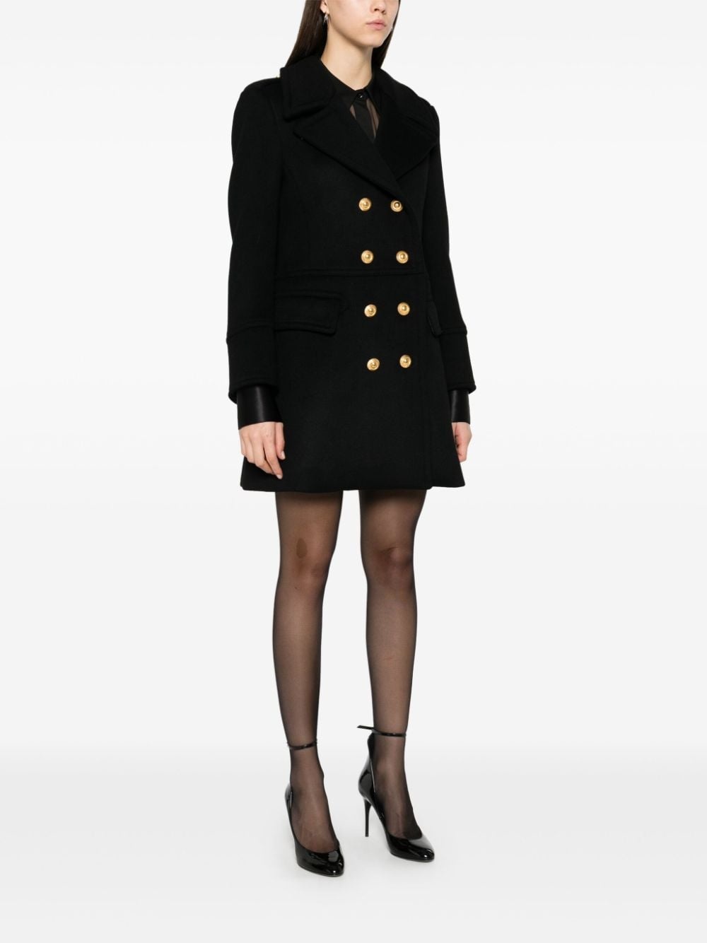 wool peacoat - 3