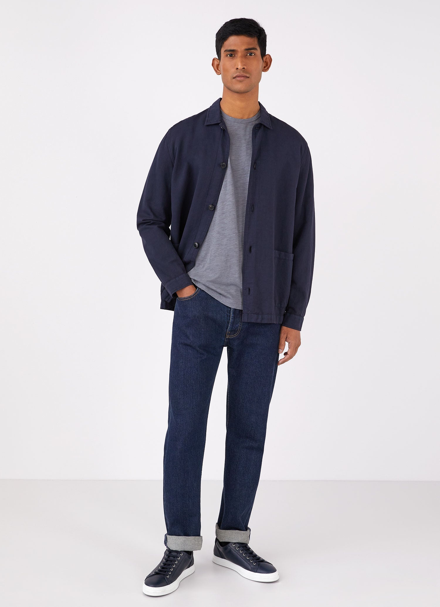 Cotton Linen Twin Pocket Jacket - 3