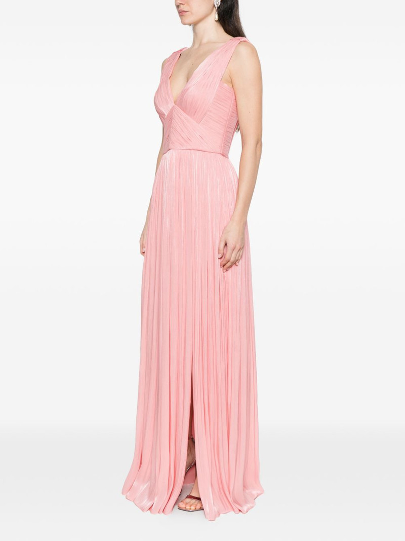Anilia V-neck pleated maxi dress 3