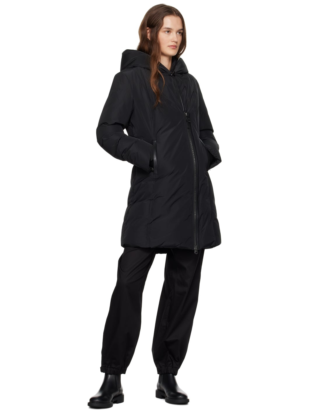 Black Kay-NFR Down Coat - 5