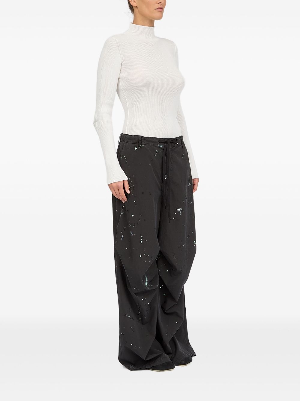 paint-splatter trousers - 3