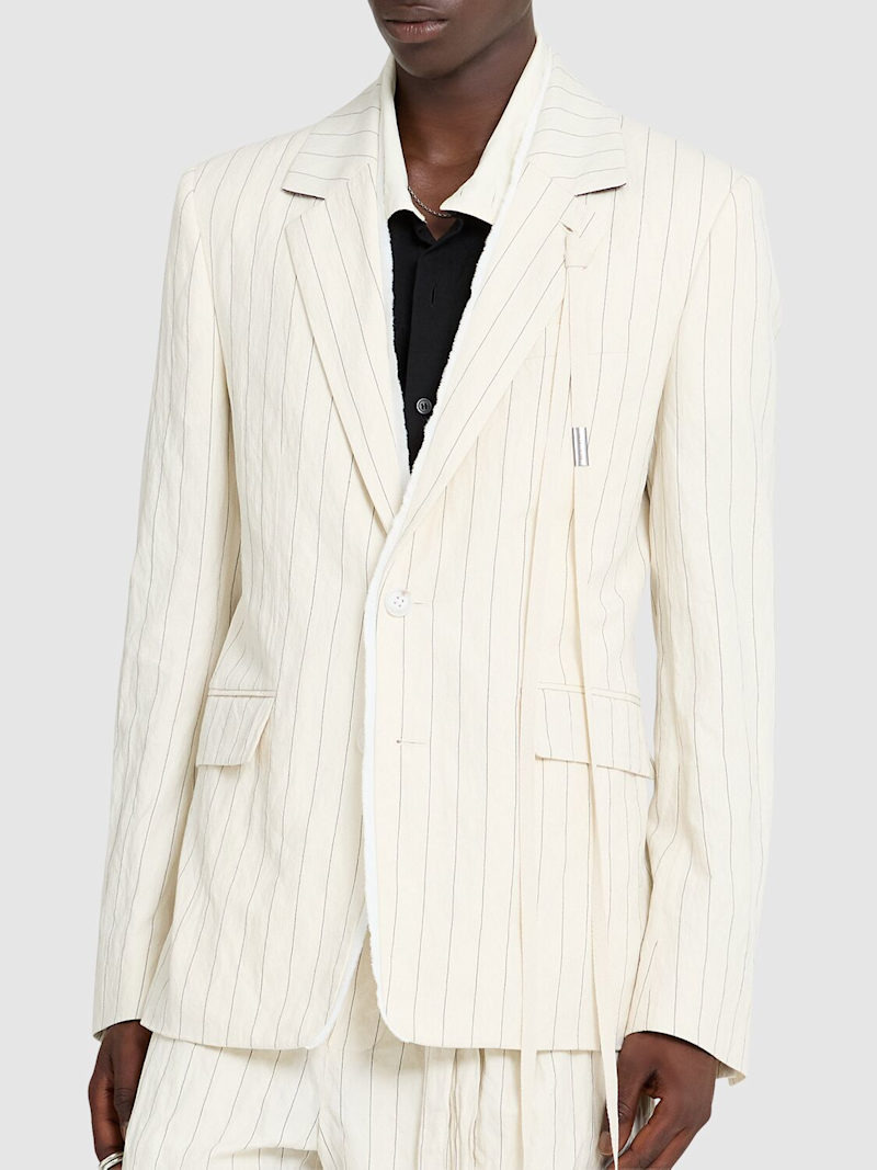 Hansteen tailored cotton blend blazer - 4