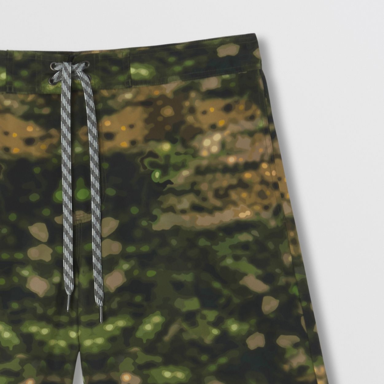 Camouflage Print Swim Shorts - 1