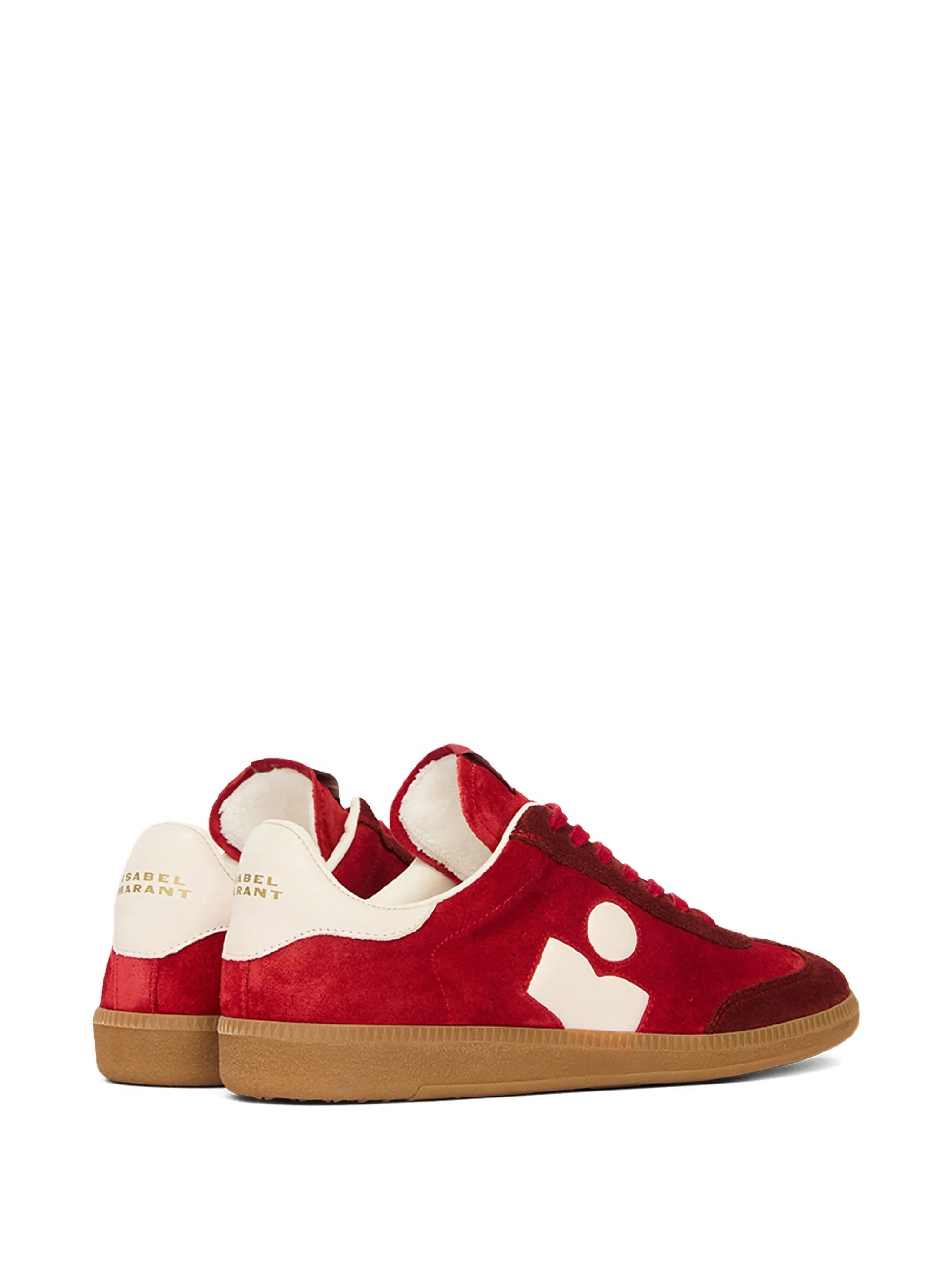 suede panelled sneakers - 3