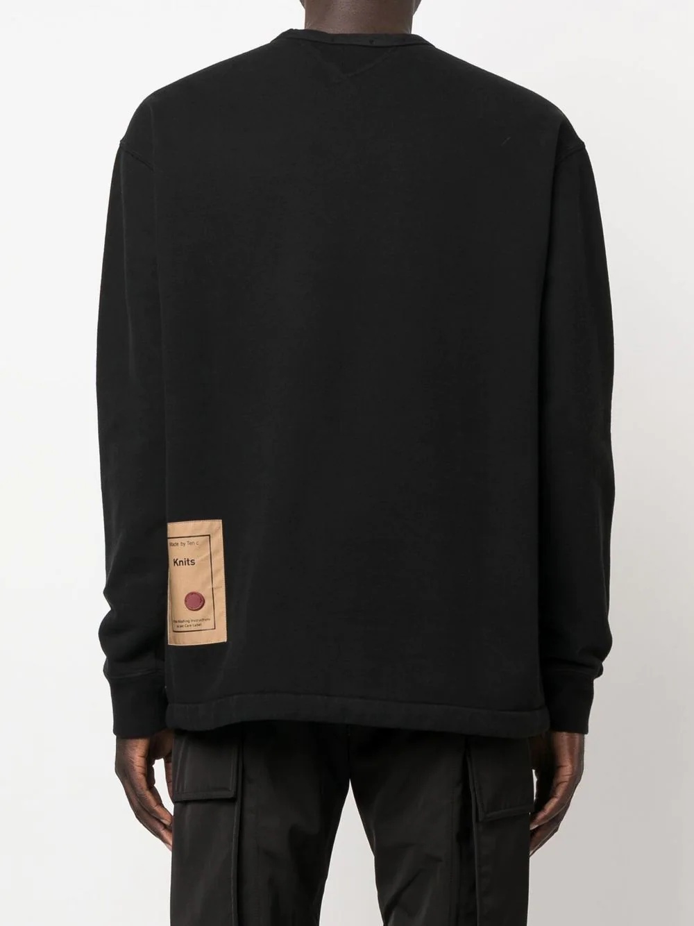 chest flap-pocket detail sweatshirt - 4