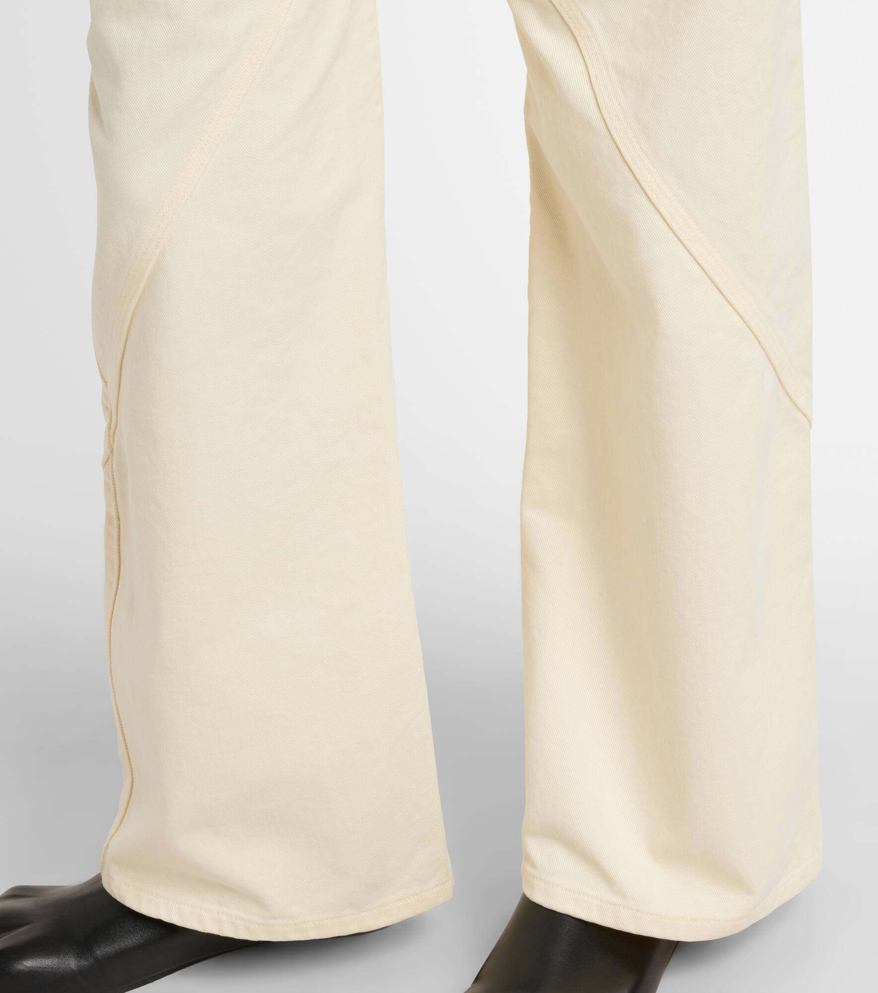 Twisted low-rise wide-leg jeans - 5