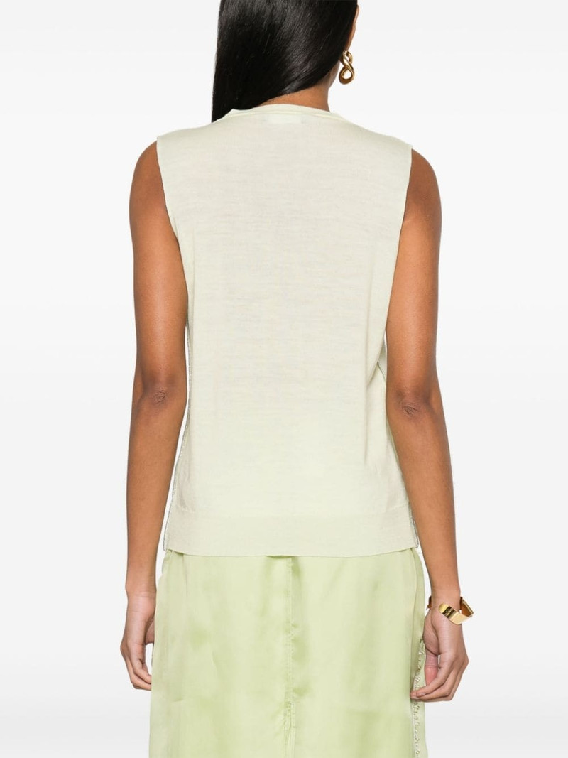 sleeveless knitted top 4