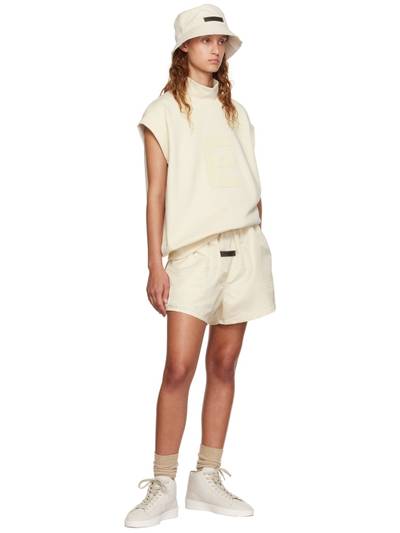 ESSENTIALS Off-White Nylon Shorts outlook