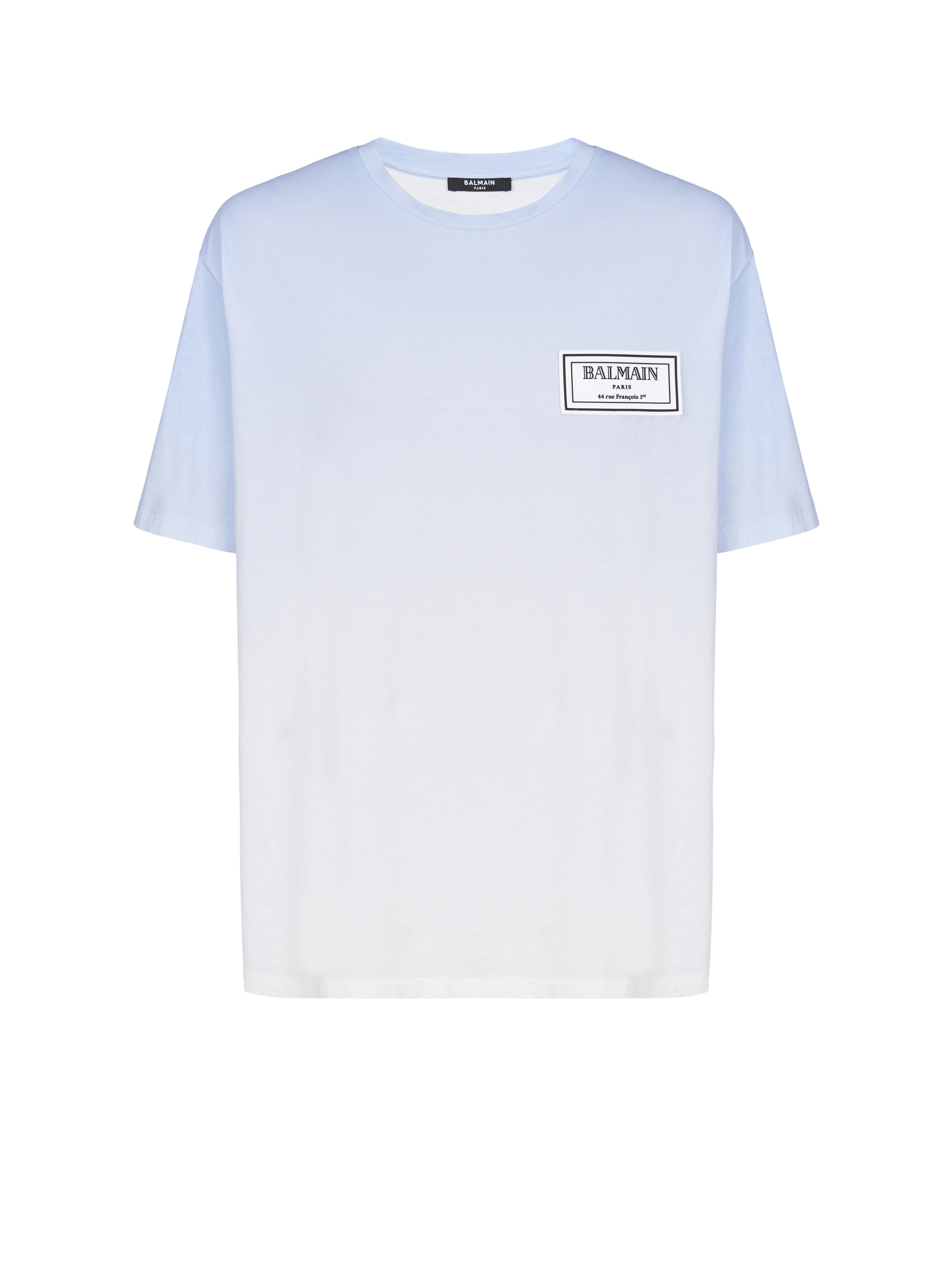 Gradient T-shirt with rubber patch - 1