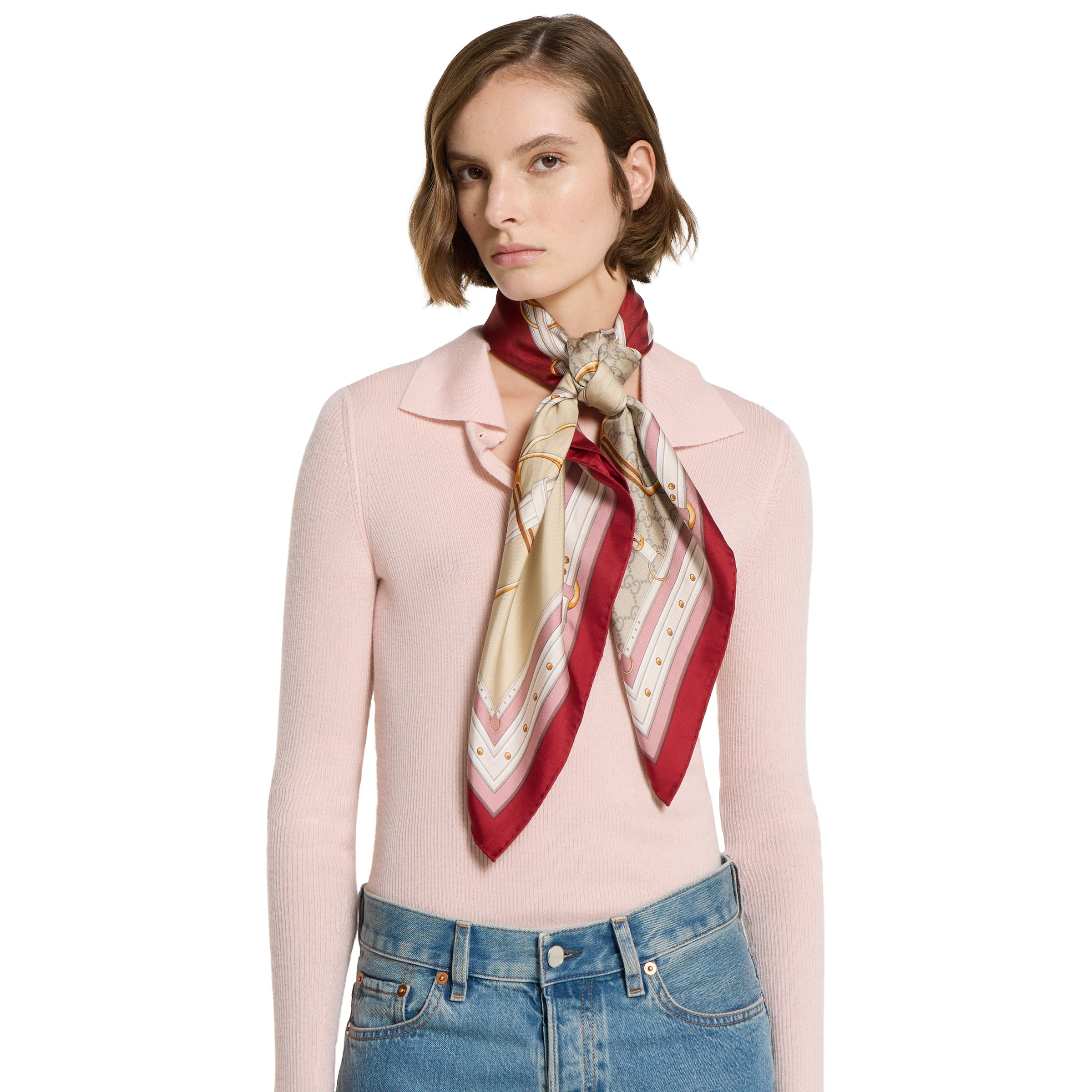 Printed silk carré - 4