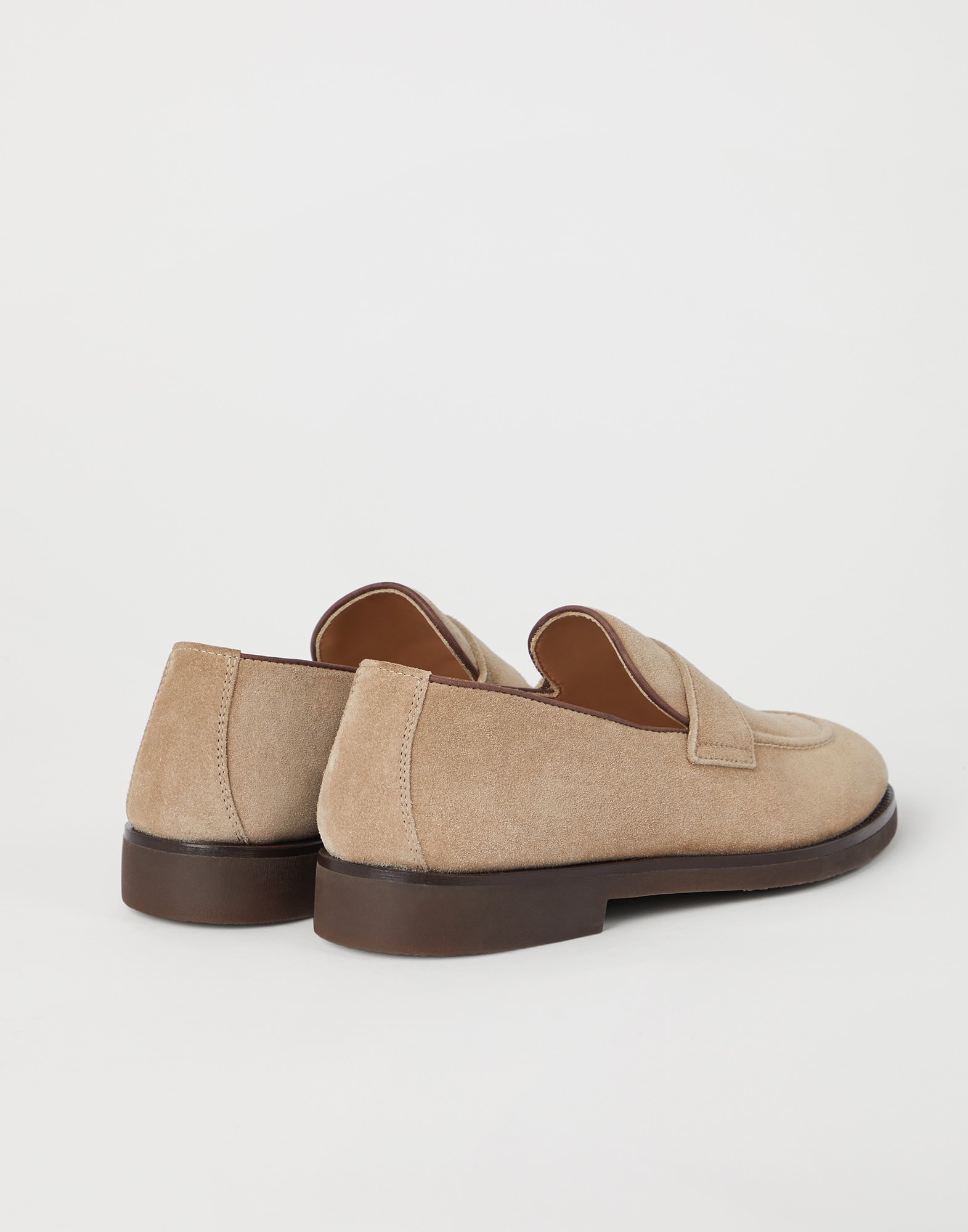 Washed suede penny loafers - 2