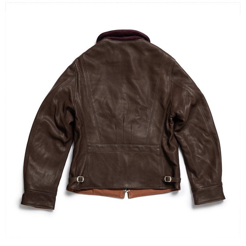 The Real McCoys The Real McCoy's 30s Sports Jacket / Freeman Deerskin Brown outlook