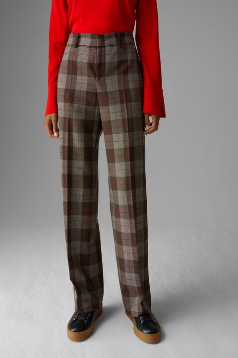 Panja suit pants in Brown/Red - 2