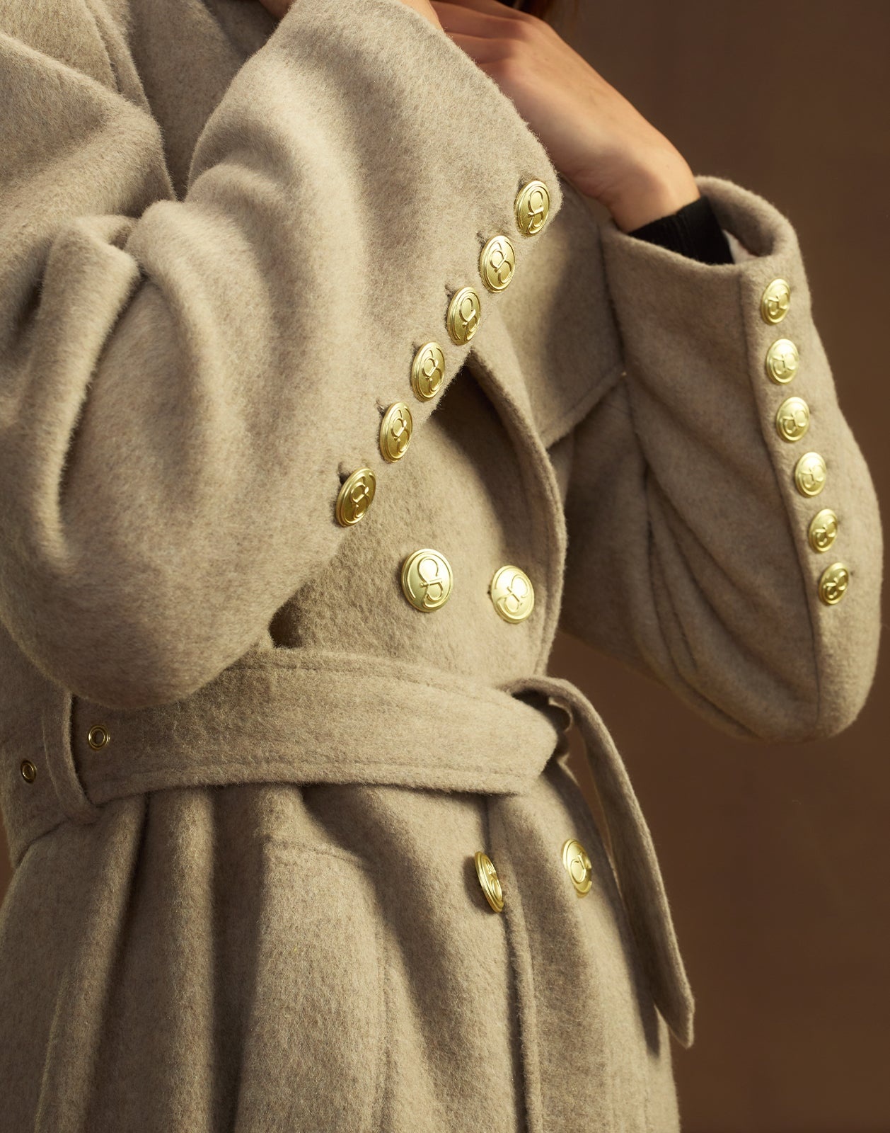 Noa Wool Cocoon Coat - 11
