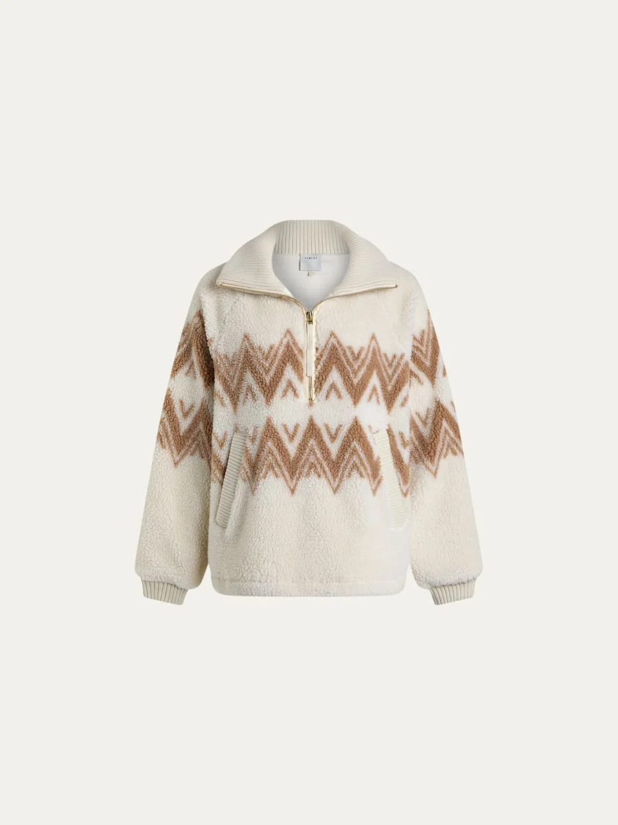 Henrik Half-Zip Sherpa Pullover - 1