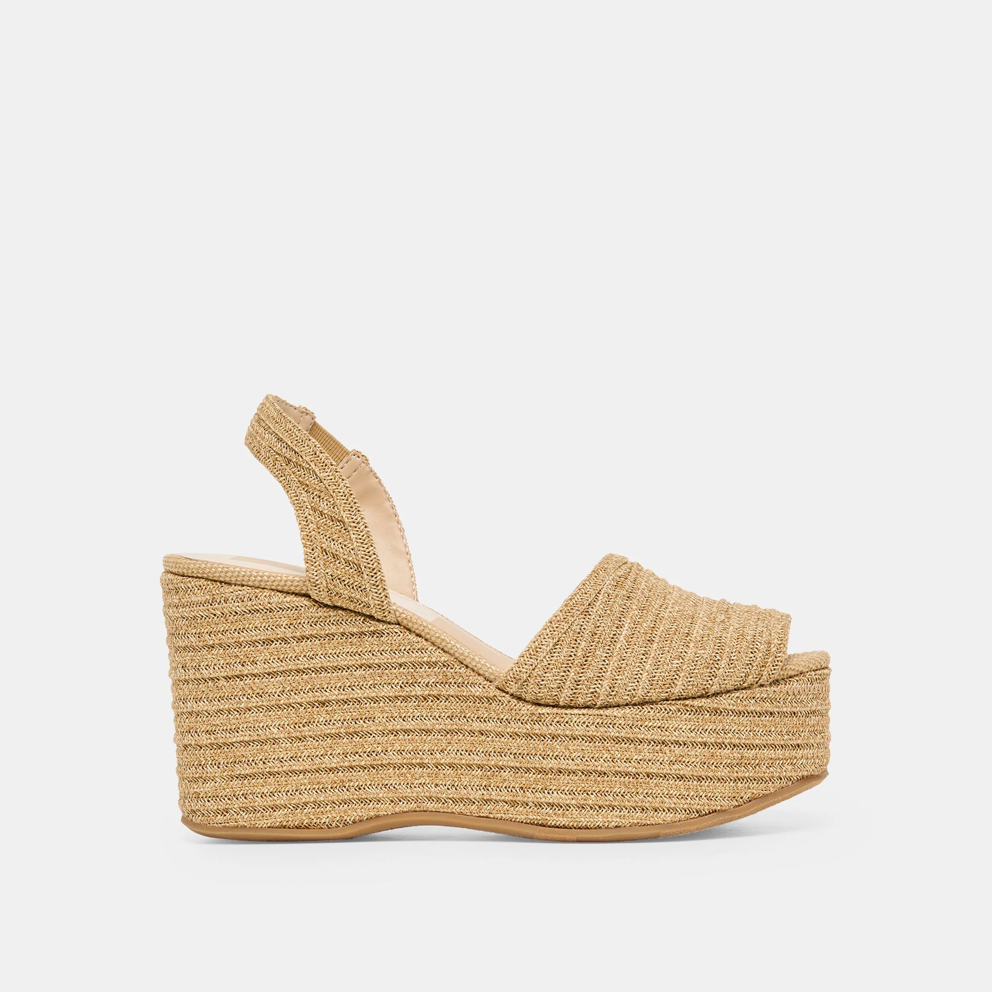 AKERA WEDGES NATURAL RAFFIA - 1