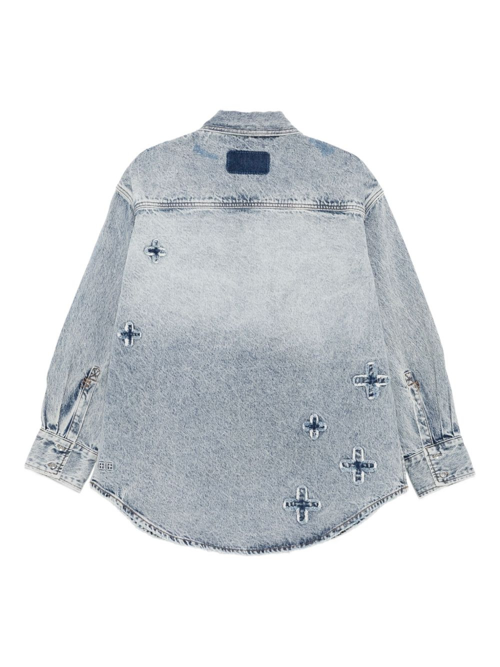 Klassic Kraftwerk cross-embellished denim shirt - 2