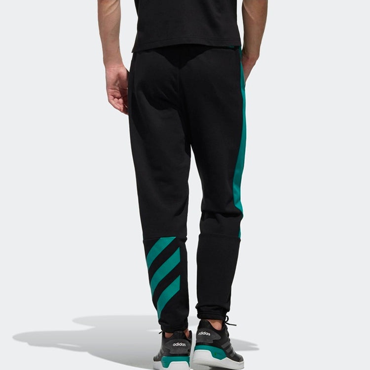 Men's adidas neo Sports Stripe Black Pants DW8121 - 3