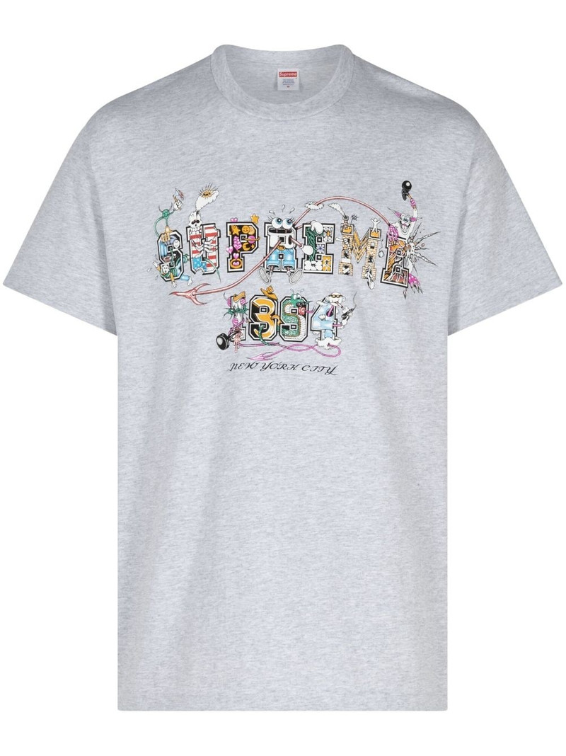 varsity cotton T-shirt 1
