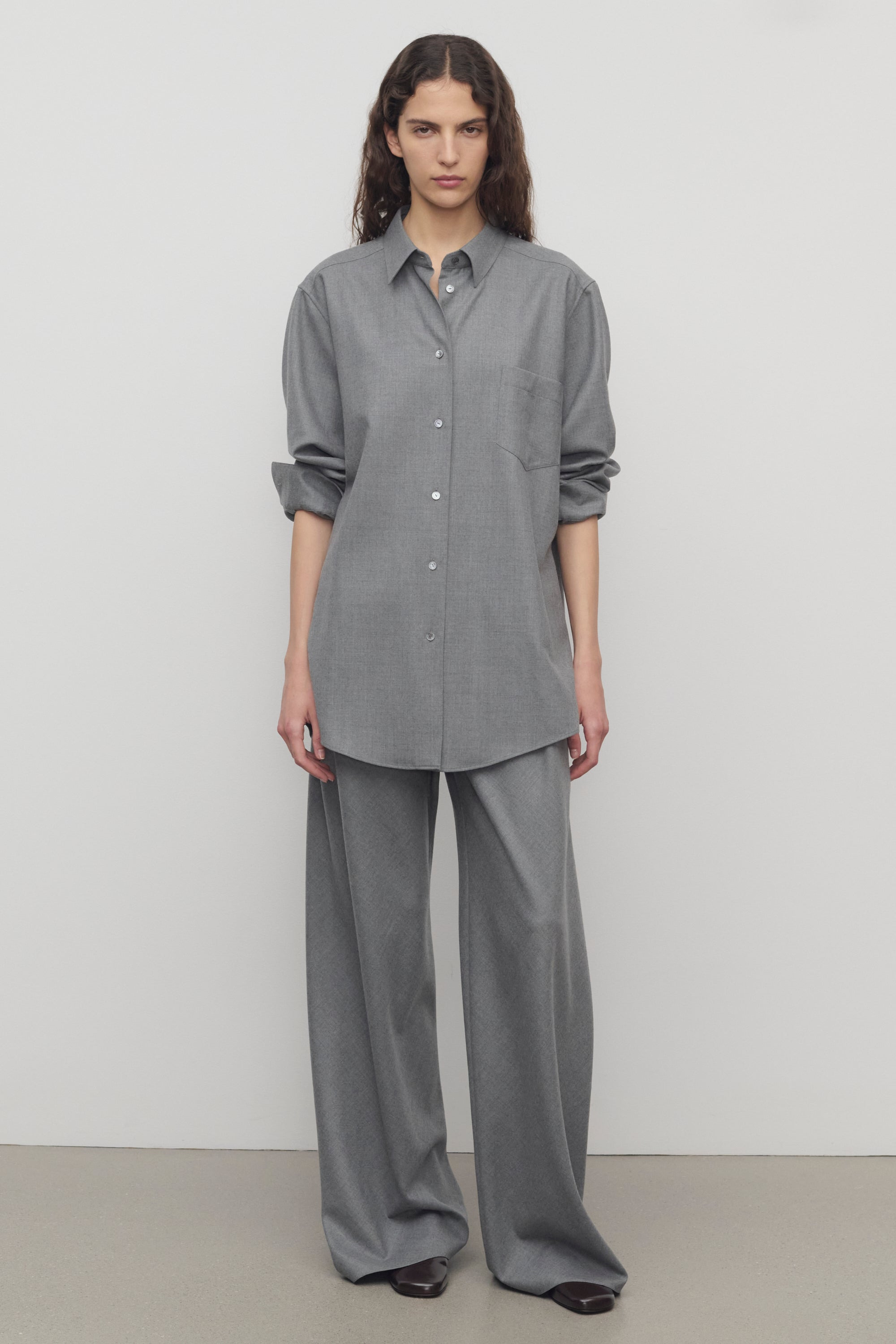 Gala Pant in Virgin Wool - 3