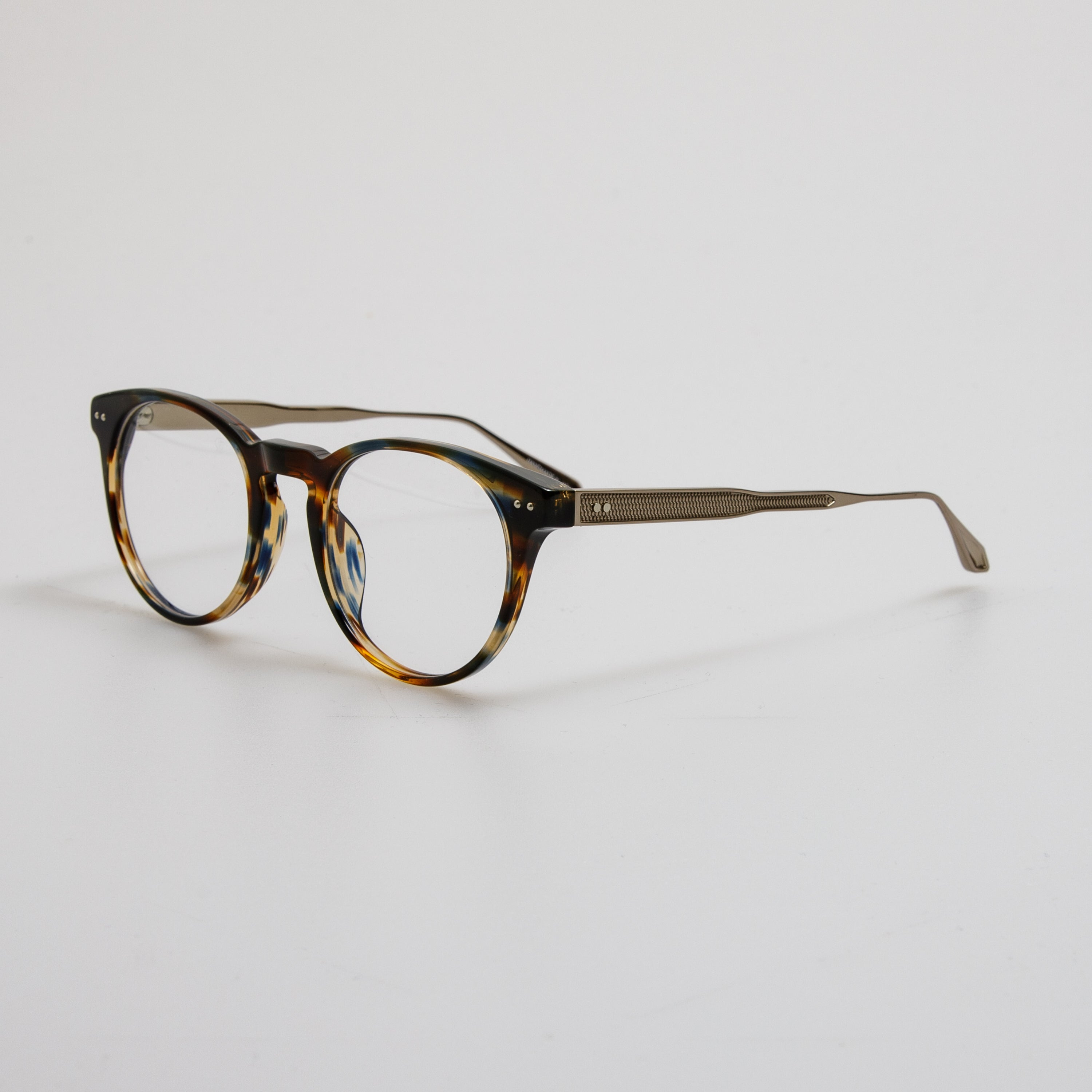 Men's Kaan Oval Optical Frame in Earth Horn - 2