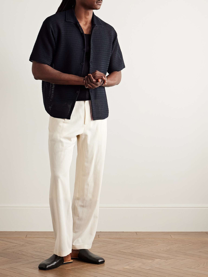 AURALEE Open-Knit Cotton Shirt outlook