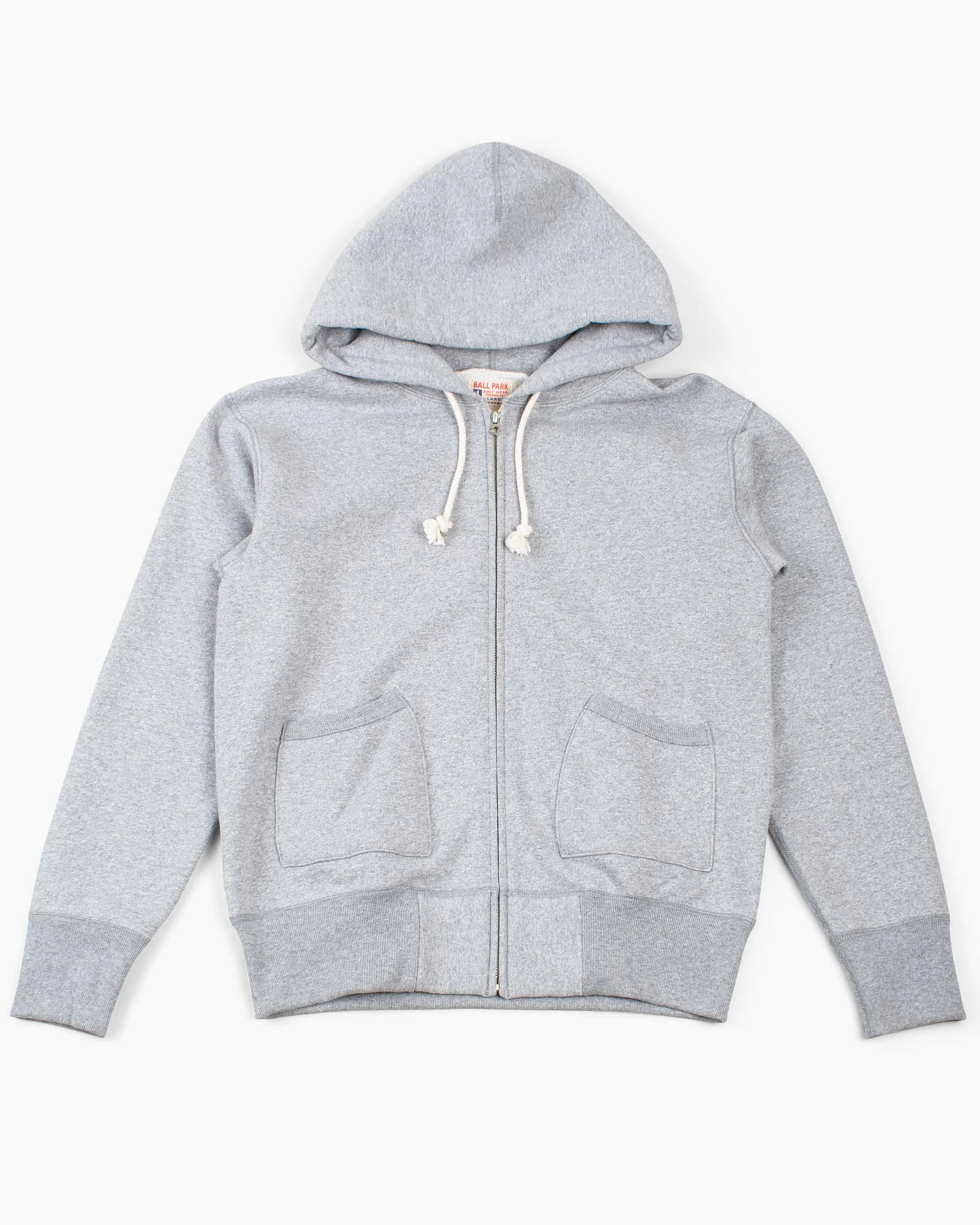 The Real McCoy’s MC18115 12oz. Full Zip Parka Medium Grey - 1
