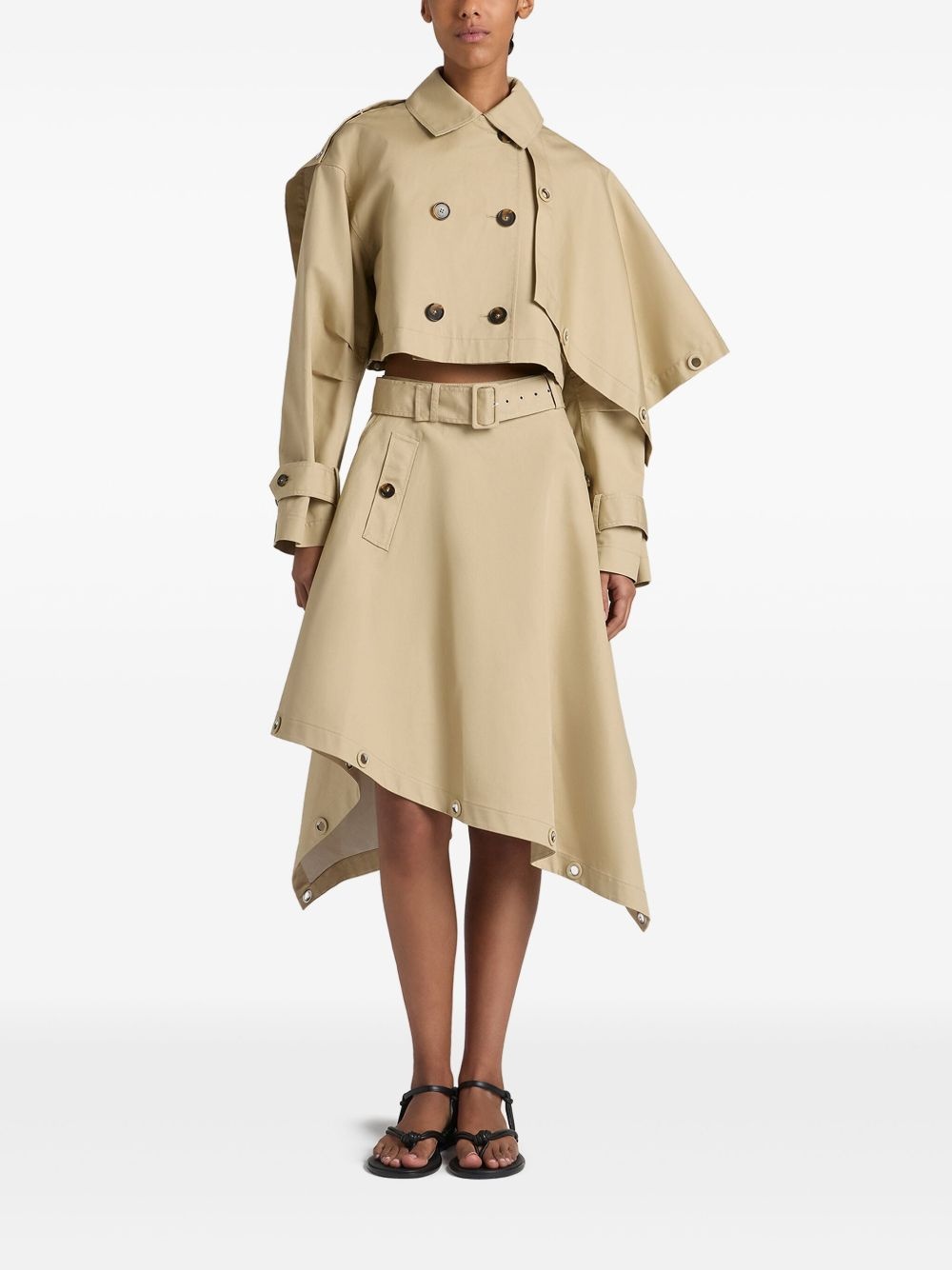 Asymmetric Trench jacket - 2