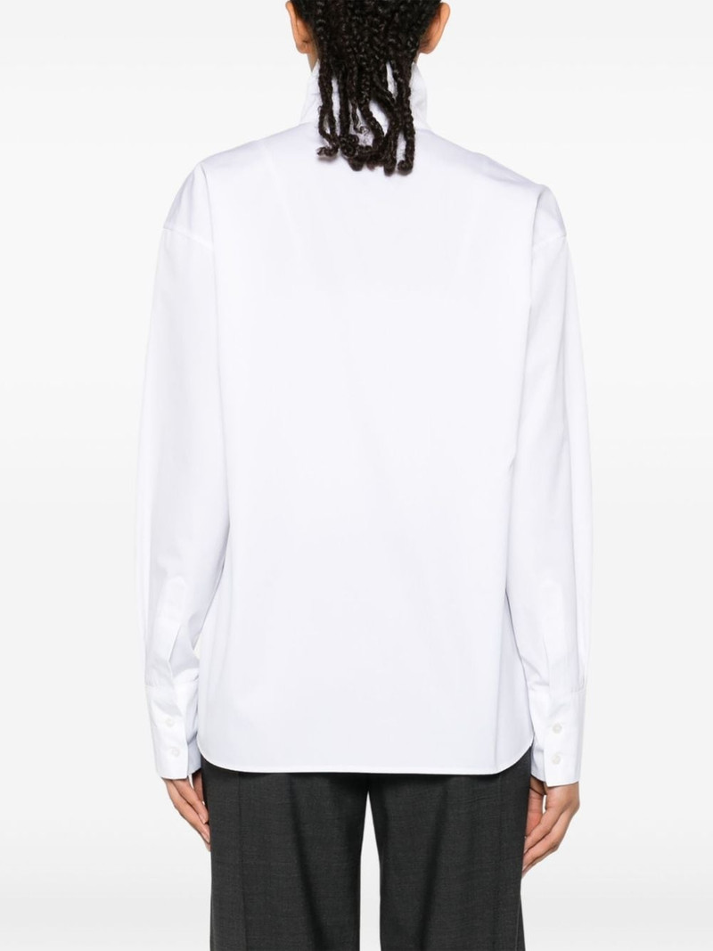 high-neck poplin shirt 4