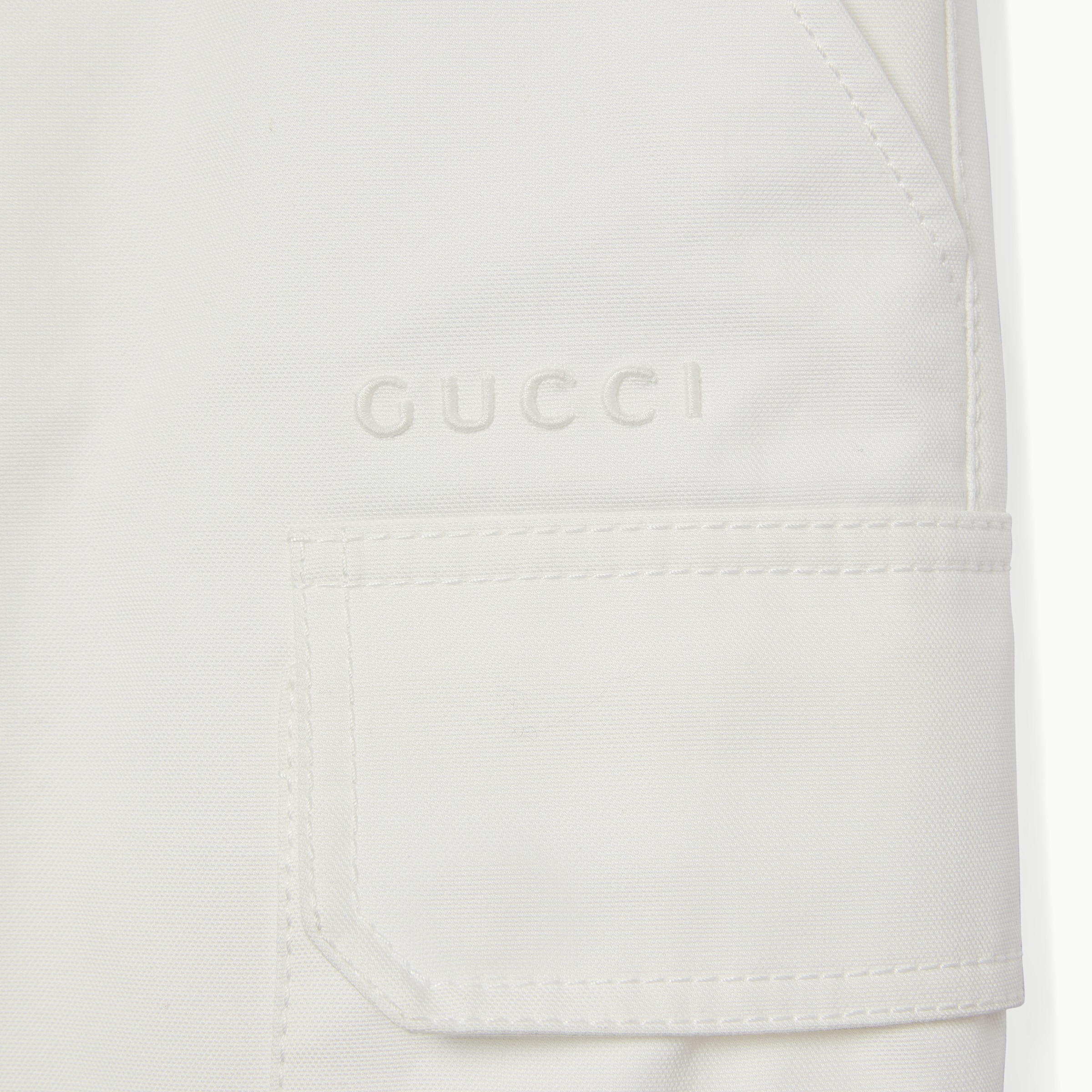 Light cotton canvas cargo pants - 6