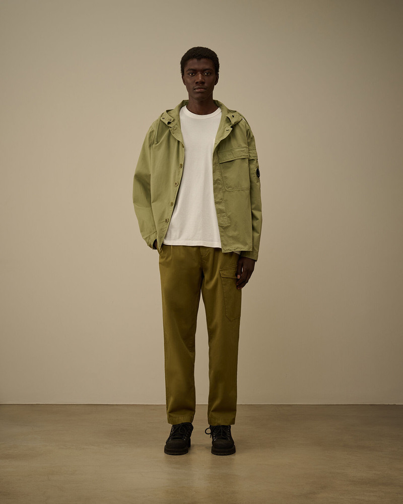 C.P. Company Cotton Gabardine Loose Cargo Pants outlook