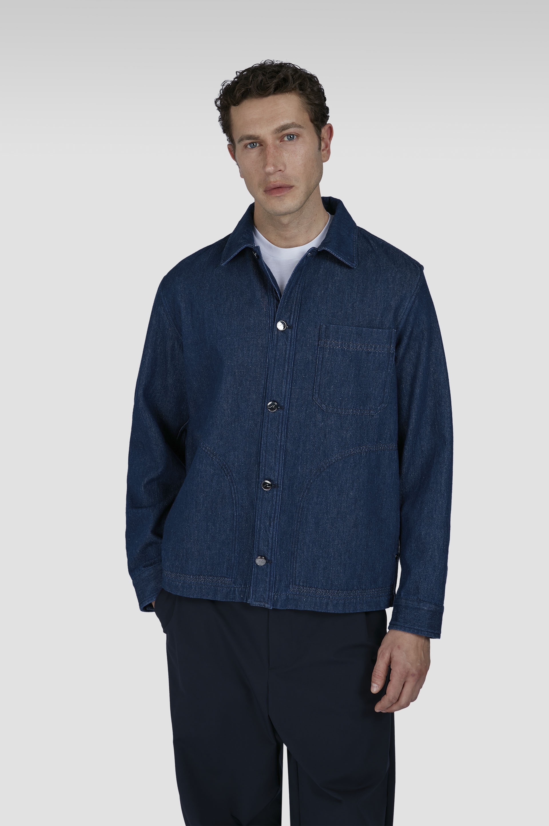 SHACKET IN RAW DENIM - 6