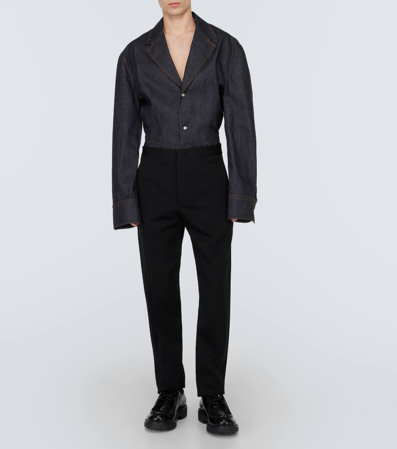 Prada Single-breasted denim jacket outlook