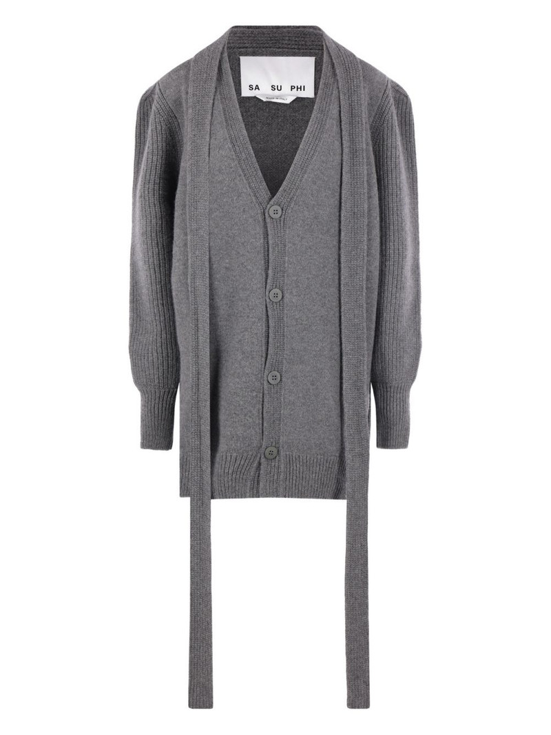 buttoned tie cardigan 1