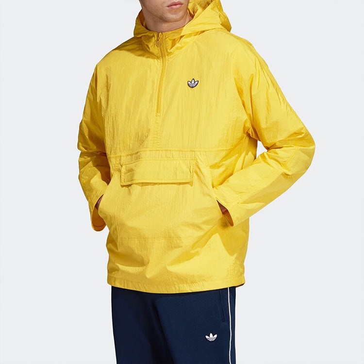 adidas originals Lightweight Pullover Jacket Tribe Yellow DU7857 - 3