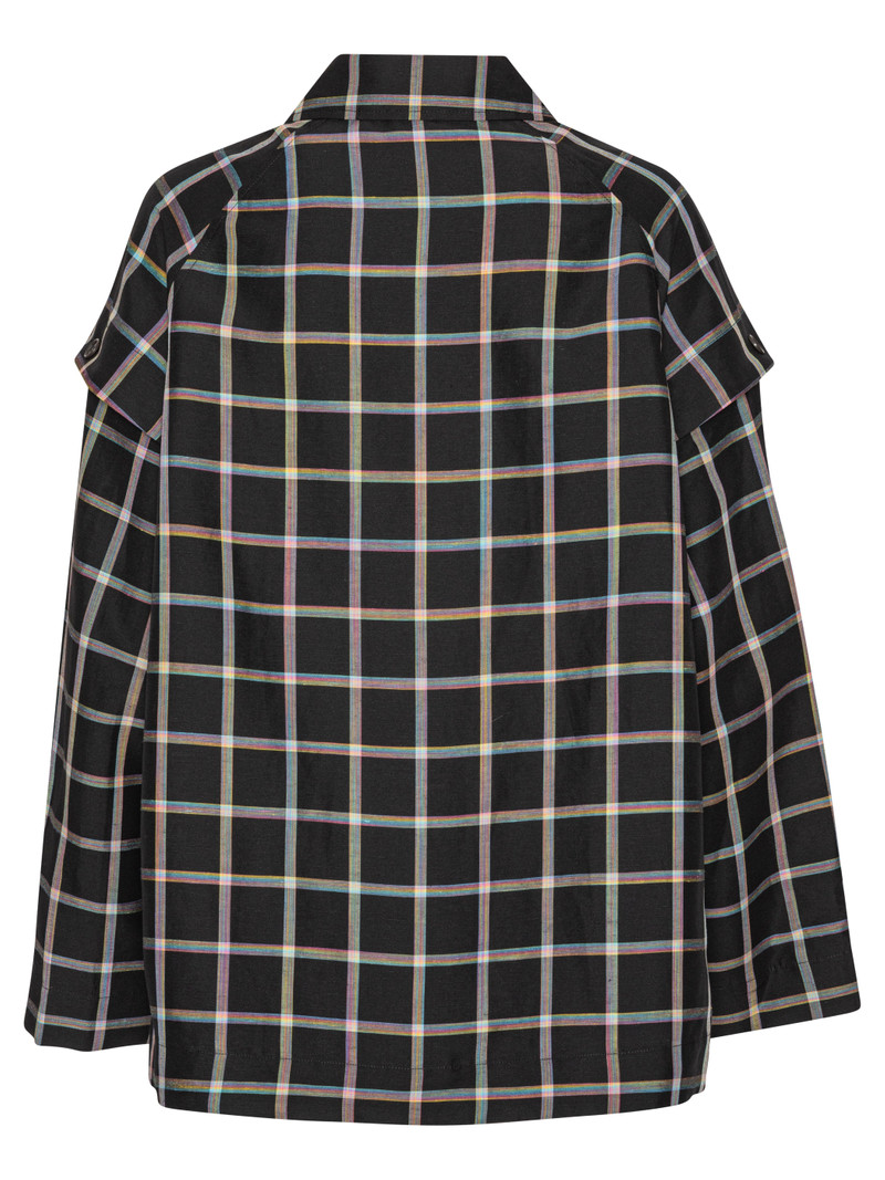 COVER COAT - BLACK CHECKS 3
