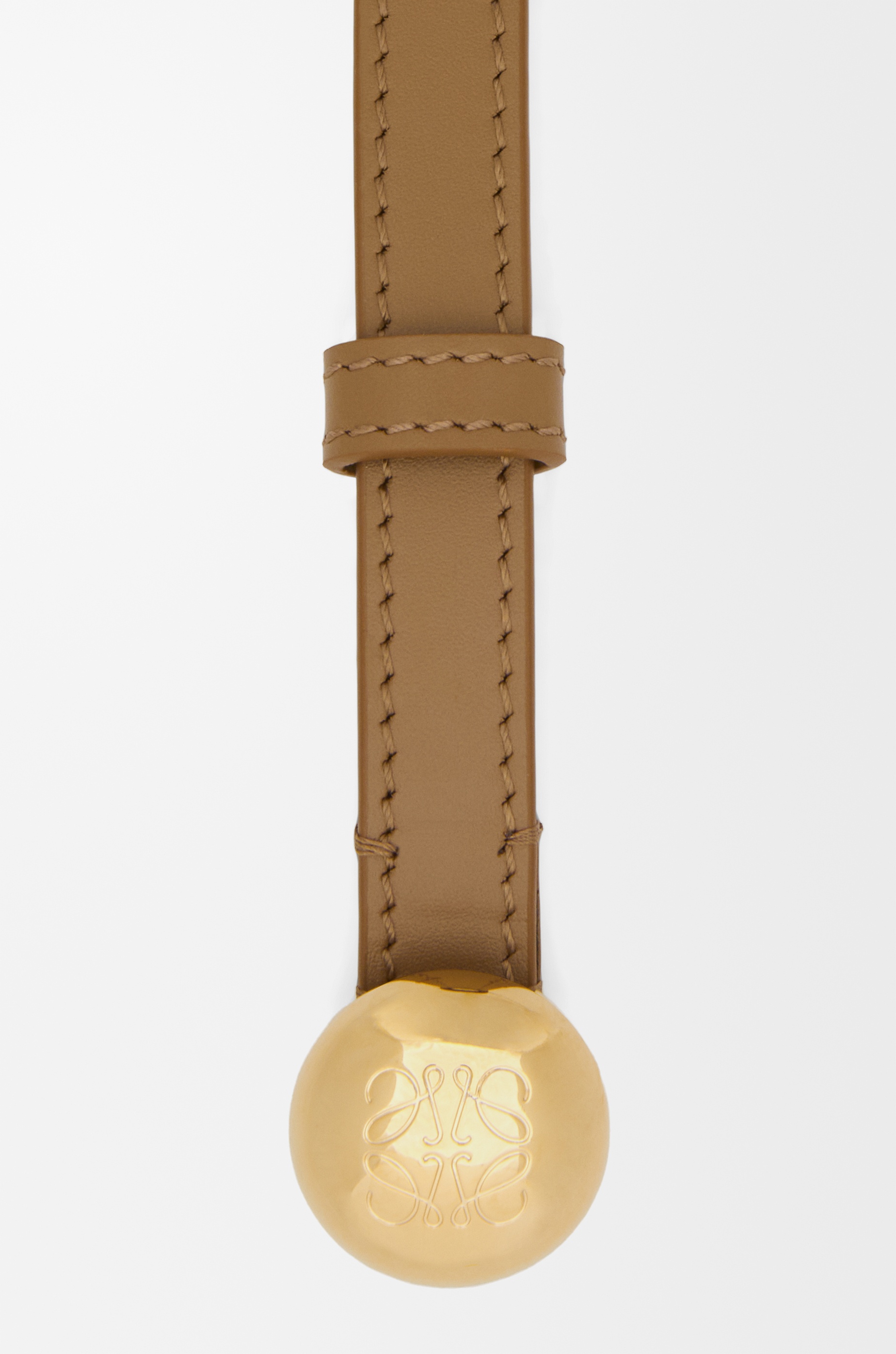 Pebble belt in smooth calfskin - 3