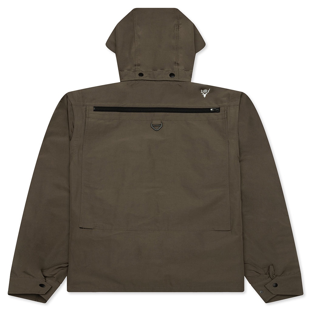 TENKARA TROUT PARKA GROSGRAIN - OLIVE - 2