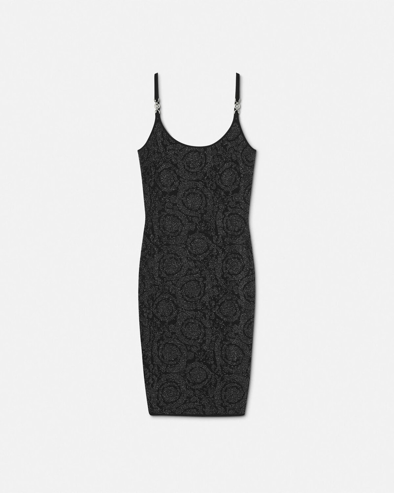 Barocco Lurex Knit Midi Dress - 1