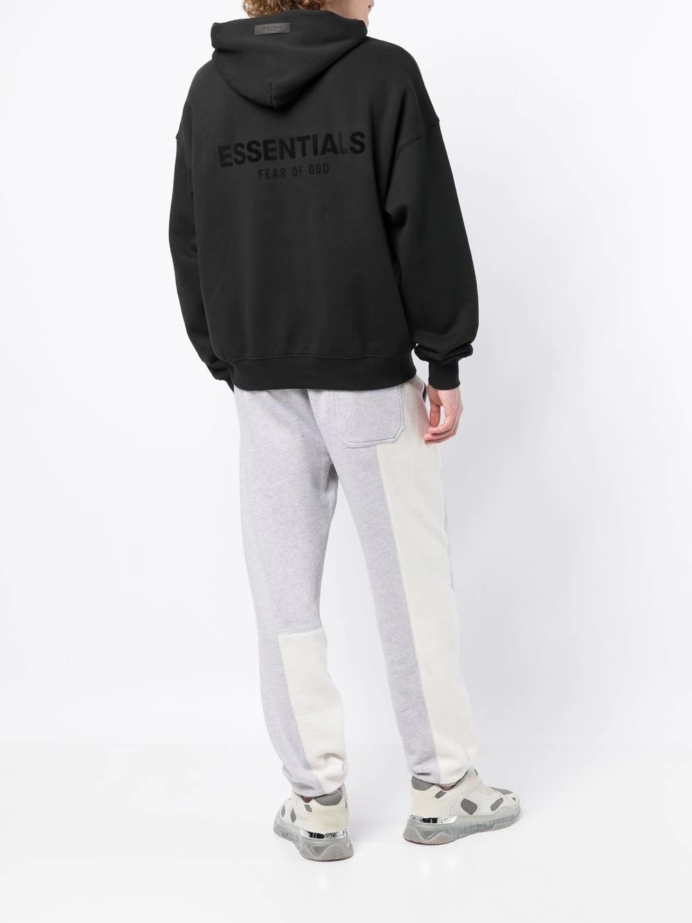 Essentials logo-print hoodie - 2