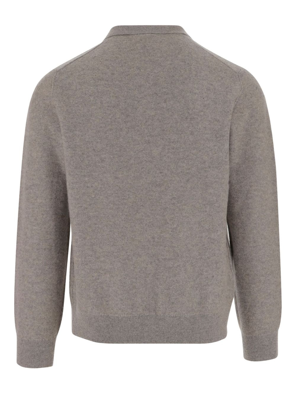 polo-collar cashmere sweater - 2