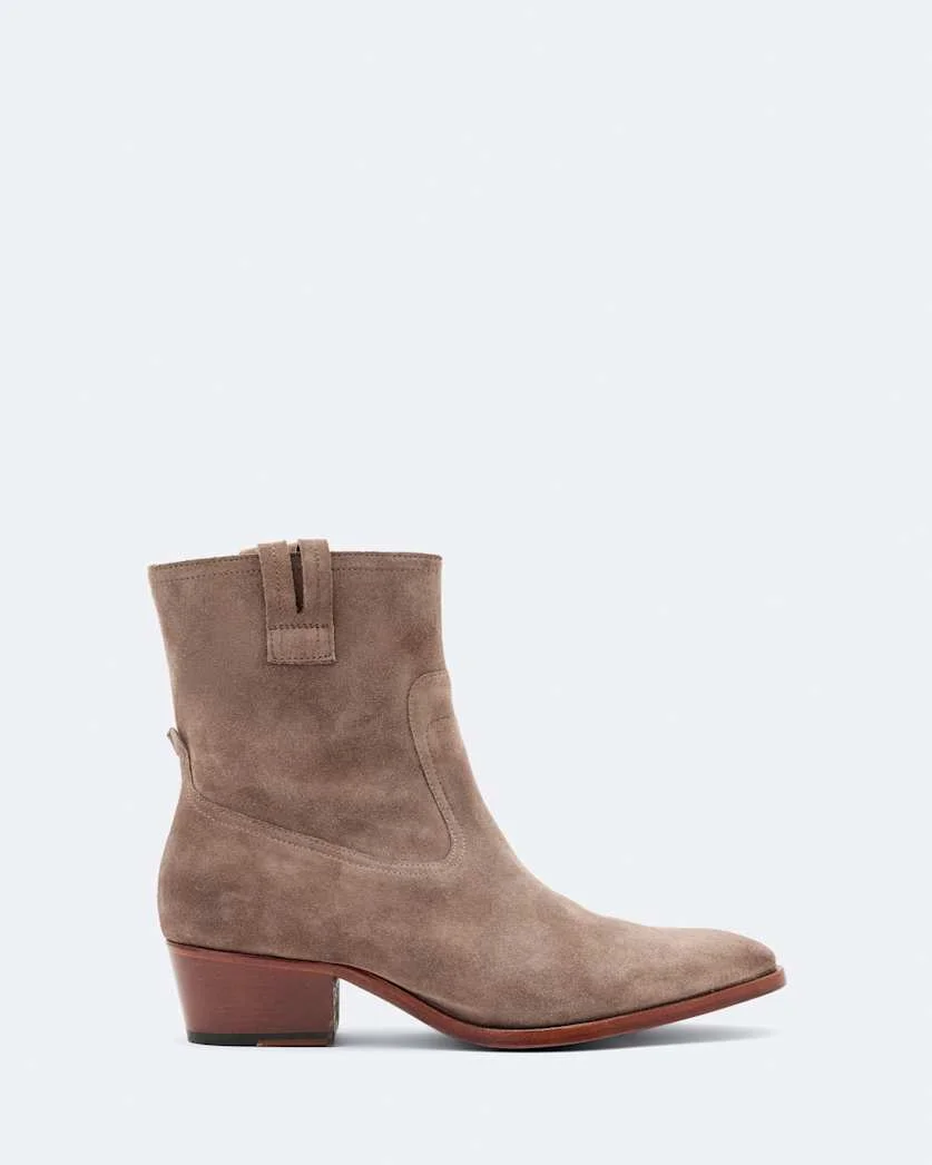 JURA SUEDE ZIP-UP DRESS BOOTS - 1