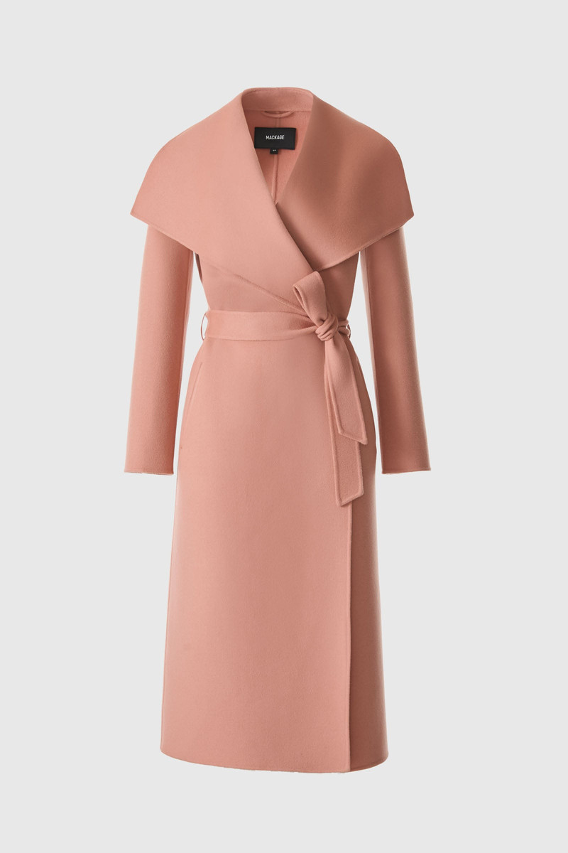 MAI-CN Double-face wool wrap coat 1